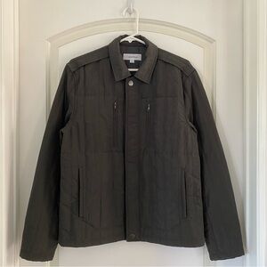 Calvin Klein Fall Winter Dark Gray Grey Quilted Puffer Jacket Men's Size S